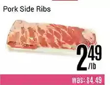 Nations Fresh Foods Pork side ribs offer