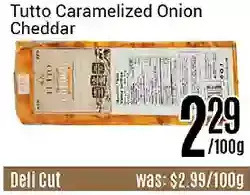 Nations Fresh Foods Tutto caramelized onion cheddar offer