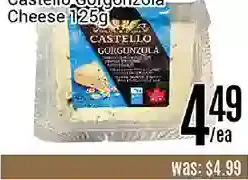 Nations Fresh Foods Castello gorgonzola cheese offer