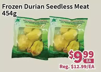 Blue Sky Supermarket Frozen durian seedless meat offer