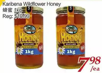 Tone Tai Supermarket Karibena wildflower honey offer
