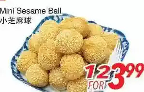 Foody World Mini sesame ball offer
