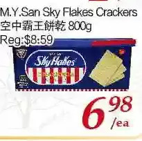 Tone Tai Supermarket M.y. san sky flakes crackers offer