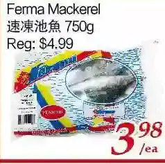 Tone Tai Supermarket Ferma mackerel offer