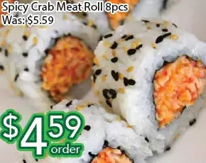 Ample Food Market Spicy crab meat roll offer
