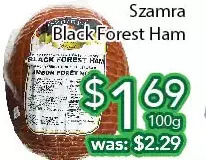 Ample Food Market Szamra black forest ham offer