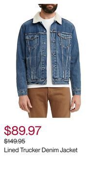 Hudson's Bay Lined trucker denim jacket offer