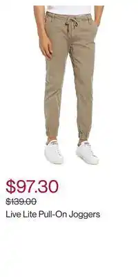 Hudson's Bay Live lite pull-on joggers offer