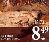 Al Premium Food Mart Jerk pork offer