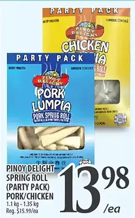 Al Premium Food Mart Pinoy delight spring roll offer