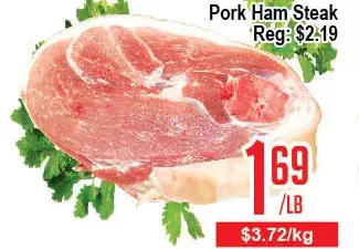 Skyland Foodmart Pork ham steak offer