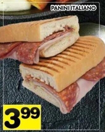 Supermarché PA Panini italiano offer