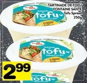 Supermarché PA Fontaine sante tartinade de tofu 250g offer
