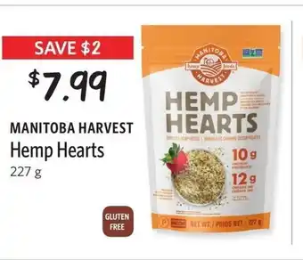 Nature's Emporium Manitoba harvest hemp hearts 227g offer