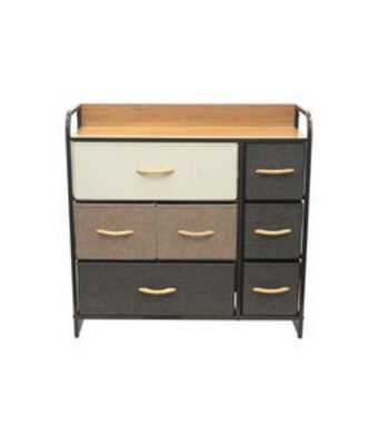 Beddington's 7 drawer fabric cabinet multi offer