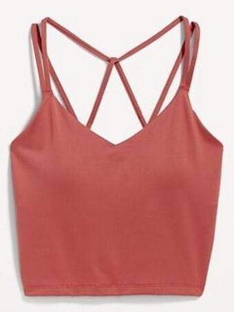 Old Navy Light support powerpress strappy longline sports bra for women xs-4x offer
