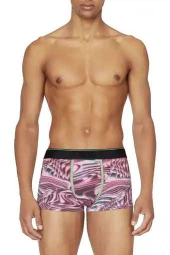Boxer briefs with optical print