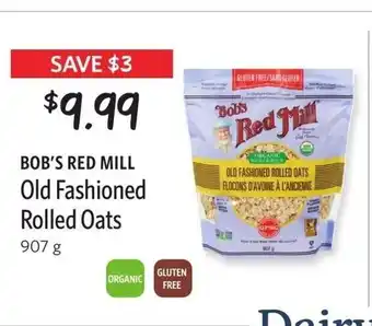 Nature's Emporium Bob's red mill old fashioned rolled oats 907g offer