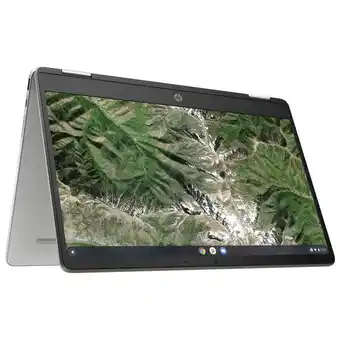 Best Buy Hp x360 14" touchscreen 2-in-1 chromebook - silver (intel celeron n4020/64gb emmc/4gb ram/chrome os) offer