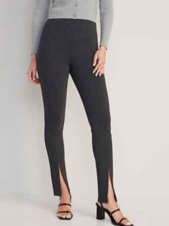 Old Navy Extra high-waisted stevie skinny split-hem pants for women offer
