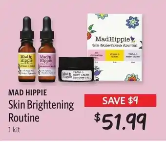 Nature's Emporium Mad hippie skin brightening routine 1 kit offer
