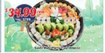 Btrust Supermarket Sushi Maki Party Tray 60pcs offer