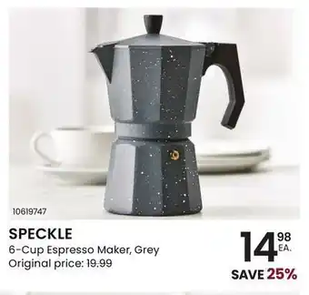 Stokes Speckle 6-cup espresso maker, grey offer