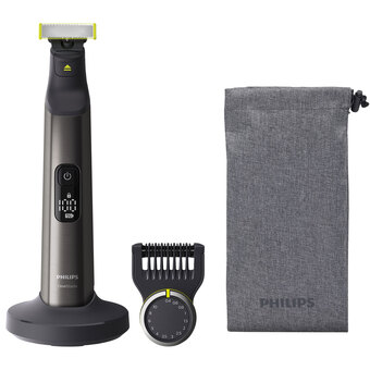 Best Buy Philips oneblade pro wet & dry electric shaver (qp6550/20) - black offer