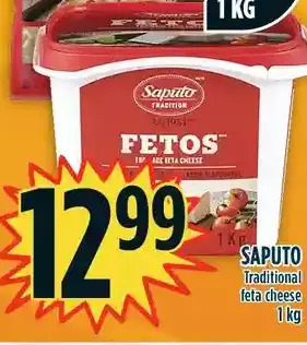 Marché Adonis Saputo traditional feta cheese offer
