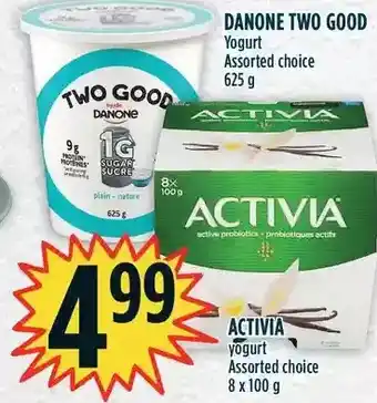 Marché Adonis Activia yogurt | danone two good yogurt offer