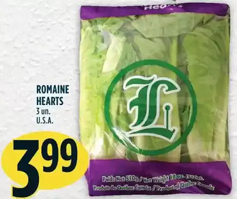 Marché Adonis Romaine hearts offer