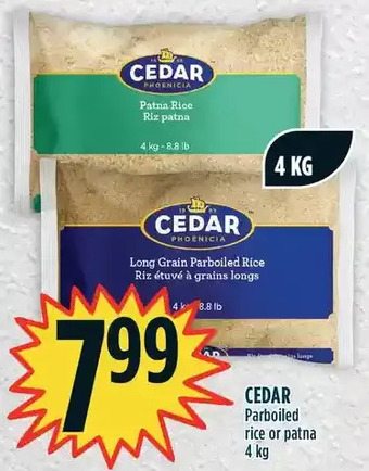 Marché Adonis Cedar parboiled rice or patna offer