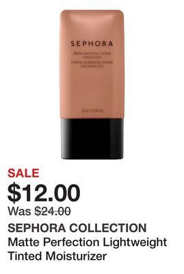 Sephora Matte perfection lightweight tinted moisturizer offer