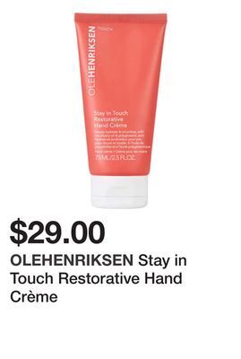 Sephora Stay in touch restorative hand crème offer