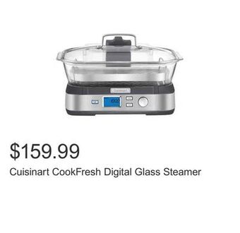 Costco Cuisinart cookfresh digital glass steamer offer