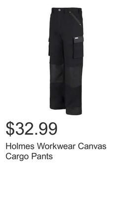 Costco Holmes workwear canvas cargo pants offer