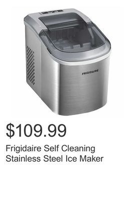 Costco Frigidaire self cleaning stainless steel ice maker offer