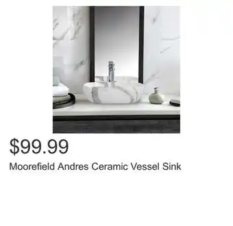 Costco Moorefield andres ceramic vessel sink offer