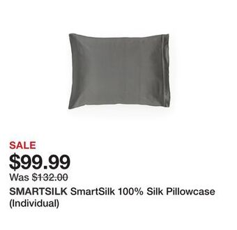 TSC Stores Smartsilk 100% silk pillowcase (individual) offer