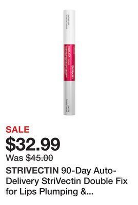 TSC Stores 90-day auto-delivery strivectin double fix for lips plumping & vertical line treatment offer