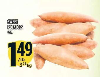 Marché Adonis Sweet potatoes offer