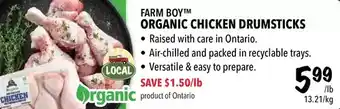 Farm Boy Farm boy organic chicken drumsticks offer