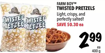 Farm Boy Farm boy twisted pretzels offer