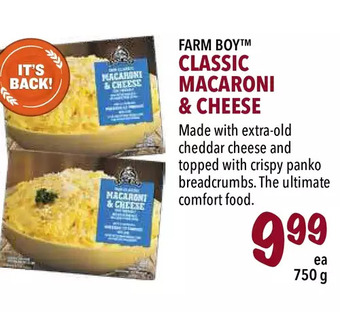 Farm Boy Farm boy classic macaroni & cheese offer