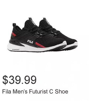 Costco Fila men’s futurist c shoe offer