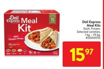 Walmart Deli express meal kits offer