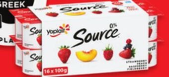 Walmart Yoplait source 16 x 100 g offer