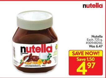 Walmart Nutella offer