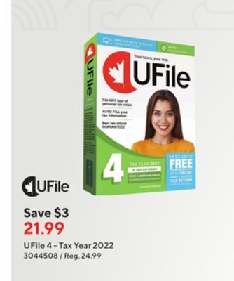 Staples Ufile 4 - tax year 2022 offer