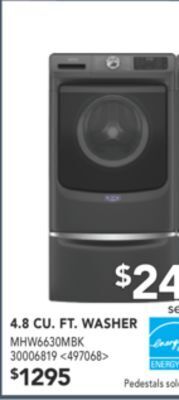 Lowe's Maytag 4.8 cu. ft. washer offer